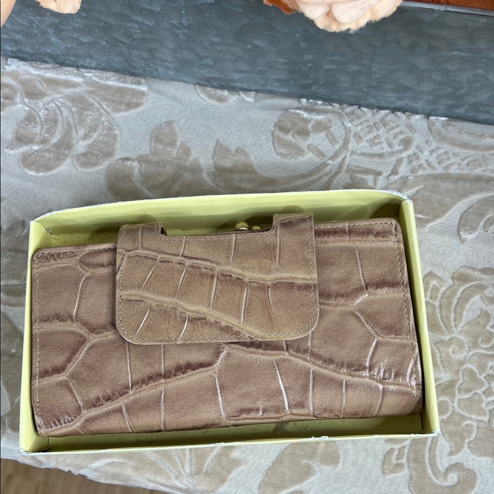 Michael Rome Wallet Croc Embossed Leather - Picture 6 of 6